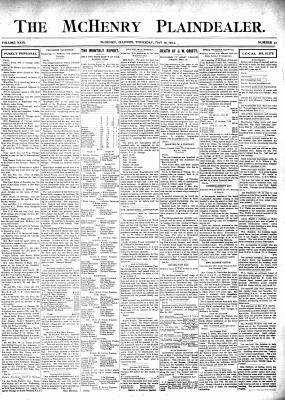 McHenry Plaindealer (McHenry, IL), 19 May 1904