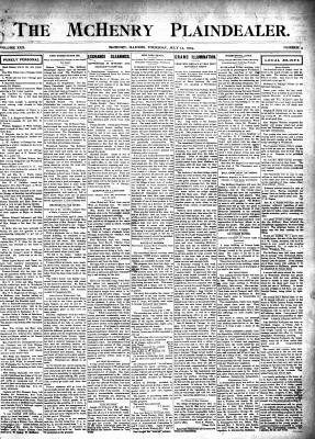 McHenry Plaindealer (McHenry, IL), 14 Jul 1904