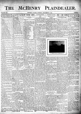 McHenry Plaindealer (McHenry, IL), 8 Sep 1904