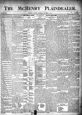 McHenry Plaindealer (McHenry, IL), 6 Oct 1904