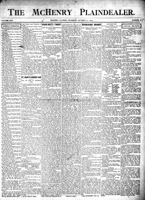 McHenry Plaindealer (McHenry, IL), 13 Oct 1904