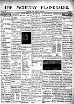 McHenry Plaindealer (McHenry, IL), 20 Oct 1904