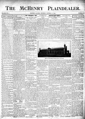 McHenry Plaindealer (McHenry, IL), 27 Oct 1904