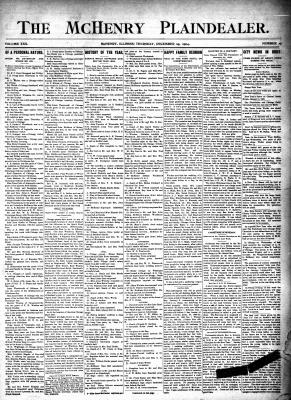 McHenry Plaindealer (McHenry, IL), 29 Dec 1904