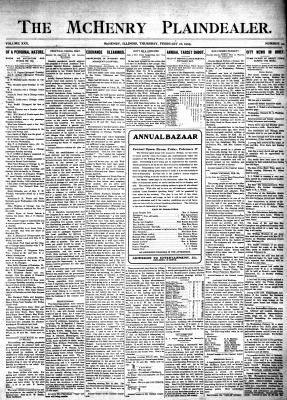 McHenry Plaindealer (McHenry, IL), 16 Feb 1905