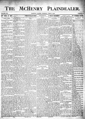 McHenry Plaindealer (McHenry, IL), 2 Mar 1905