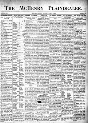 McHenry Plaindealer (McHenry, IL), 9 Mar 1905