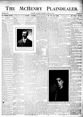 McHenry Plaindealer (McHenry, IL), 16 Mar 1905