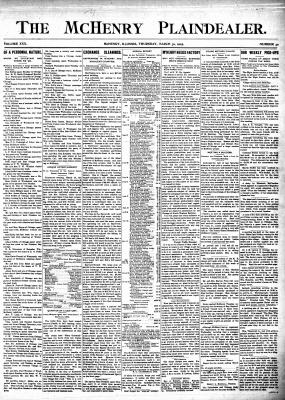 McHenry Plaindealer (McHenry, IL), 30 Mar 1905