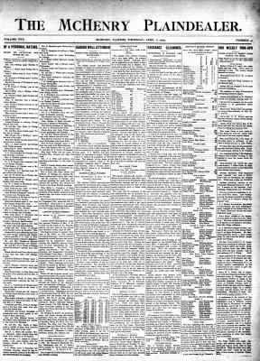 McHenry Plaindealer (McHenry, IL), 6 Apr 1905