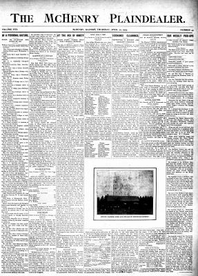 McHenry Plaindealer (McHenry, IL), 20 Apr 1905