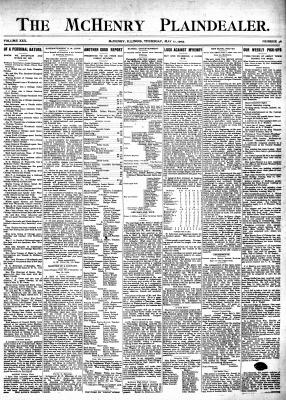 McHenry Plaindealer (McHenry, IL), 11 May 1905