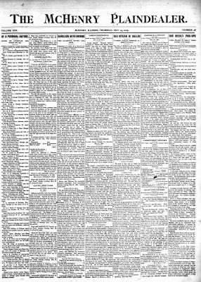 McHenry Plaindealer (McHenry, IL), 25 May 1905