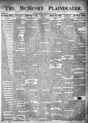 McHenry Plaindealer (McHenry, IL), 8 Jun 1905