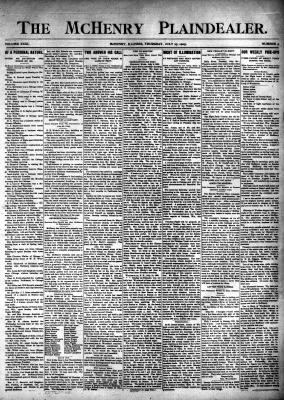 McHenry Plaindealer (McHenry, IL), 27 Jul 1905