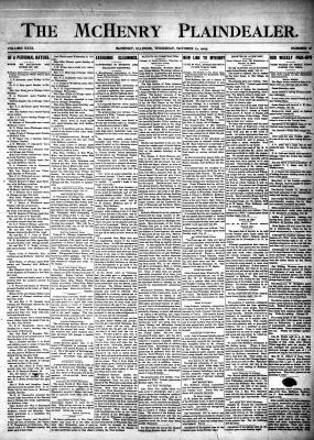 McHenry Plaindealer (McHenry, IL), 12 Oct 1905