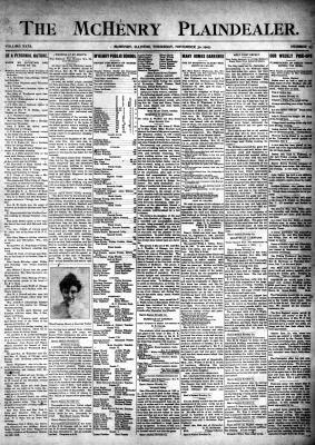 McHenry Plaindealer (McHenry, IL), 30 Nov 1905