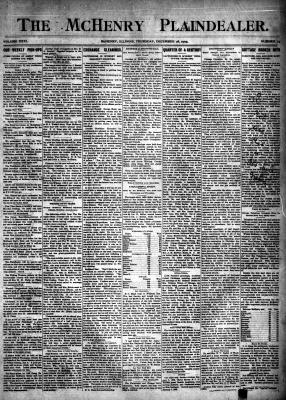 McHenry Plaindealer (McHenry, IL), 28 Dec 1905