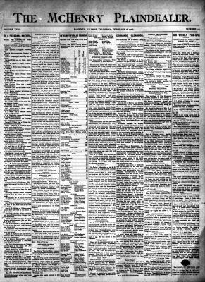 McHenry Plaindealer (McHenry, IL), 8 Feb 1906