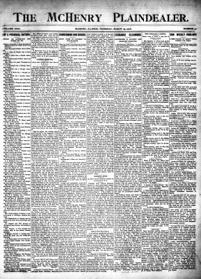 McHenry Plaindealer (McHenry, IL), 29 Mar 1906