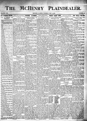 McHenry Plaindealer (McHenry, IL), 3 May 1906