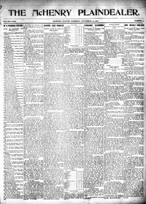 McHenry Plaindealer (McHenry, IL), 20 Sep 1906