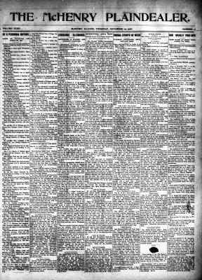 McHenry Plaindealer (McHenry, IL), 15 Nov 1906