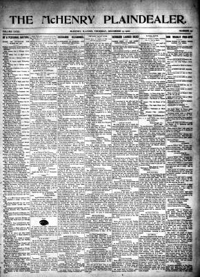 McHenry Plaindealer (McHenry, IL), 13 Dec 1906