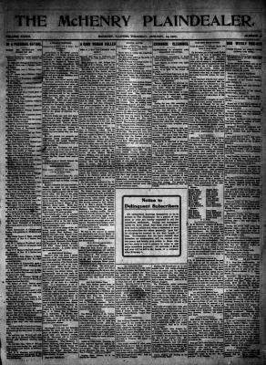 McHenry Plaindealer (McHenry, IL), 24 Jan 1907