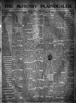 McHenry Plaindealer (McHenry, IL), 31 Jan 1907