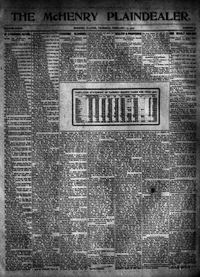 McHenry Plaindealer (McHenry, IL), 14 Feb 1907