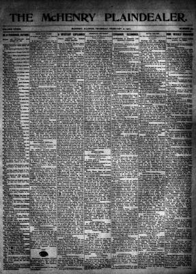 McHenry Plaindealer (McHenry, IL), 21 Feb 1907