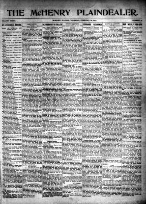 McHenry Plaindealer (McHenry, IL), 28 Feb 1907