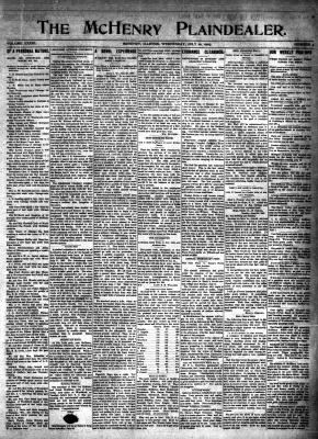 McHenry Plaindealer (McHenry, IL), 10 Jul 1907