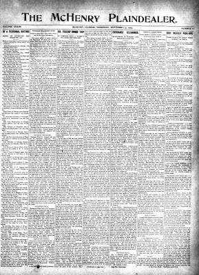 McHenry Plaindealer (McHenry, IL), 5 Sep 1907