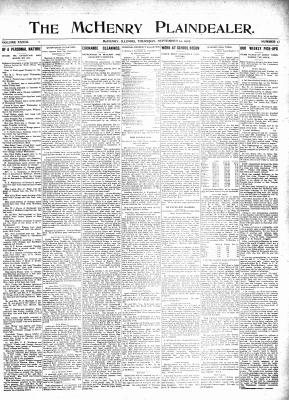 McHenry Plaindealer (McHenry, IL), 12 Sep 1907