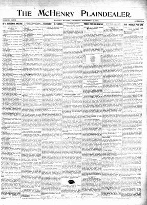 McHenry Plaindealer (McHenry, IL), 19 Sep 1907