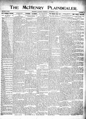 McHenry Plaindealer (McHenry, IL), 21 Nov 1907