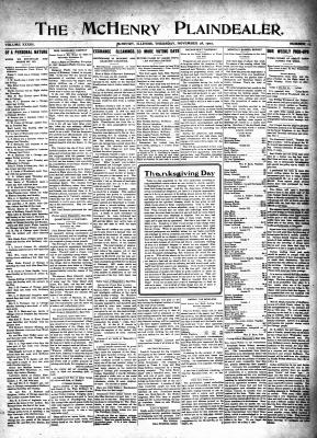 McHenry Plaindealer (McHenry, IL), 28 Nov 1907