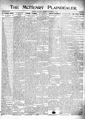 McHenry Plaindealer (McHenry, IL), 12 Dec 1907