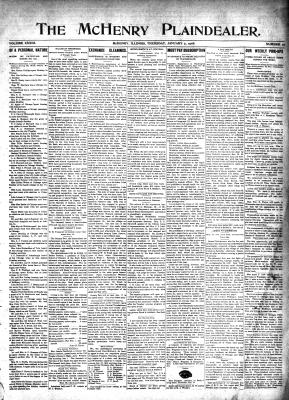 McHenry Plaindealer (McHenry, IL), 9 Jan 1908