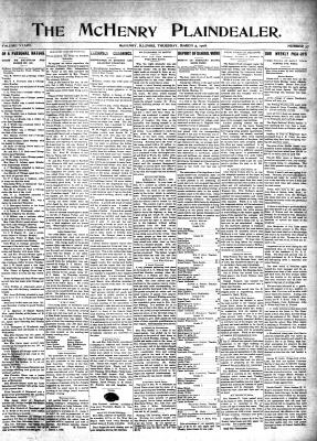 McHenry Plaindealer (McHenry, IL), 5 Mar 1908