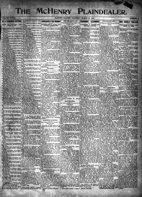 McHenry Plaindealer (McHenry, IL), 26 Mar 1908