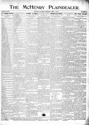 McHenry Plaindealer (McHenry, IL), 2 Apr 1908