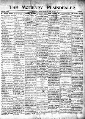 McHenry Plaindealer (McHenry, IL), 16 Apr 1908