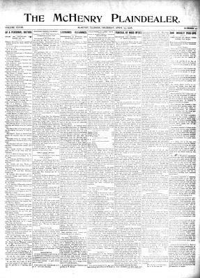 McHenry Plaindealer (McHenry, IL), 23 Apr 1908