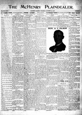 McHenry Plaindealer (McHenry, IL), 29 Oct 1908