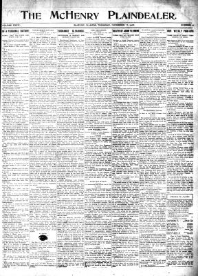 McHenry Plaindealer (McHenry, IL), 12 Nov 1908