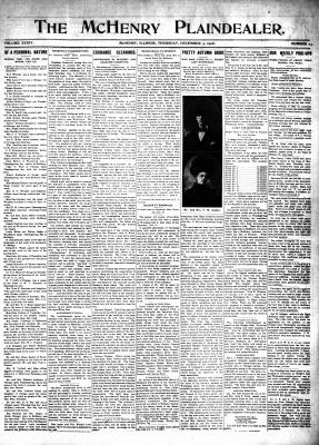 McHenry Plaindealer (McHenry, IL), 3 Dec 1908