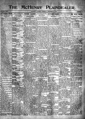 McHenry Plaindealer (McHenry, IL), 10 Dec 1908